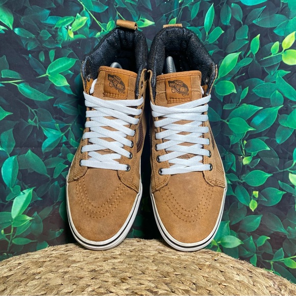 Vans sk8 hi mte scotchguard brown camel tan suede - Picture 6 of 7